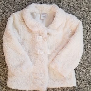 Baby faux fur coat fully lined